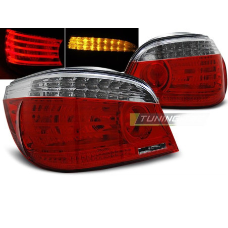 BMW E60 Sedan 07.03-07 Red Led Rear Lights