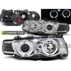 Frontscheinwerfer Angel Eyes Xenon D2S BMW E38 09.98-07.01 Chrom