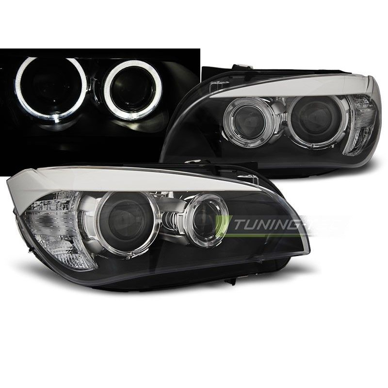 Phares Avant AE Led BMW X1 E84 10.09-07.12 Noir Phares avant