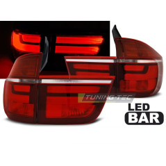 Led Rear Lights Bar BMW X5 E70 03.07-05.10 Red