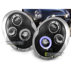 Angel Eyes Frontscheinwerfer BMW Mini Cooper 05/01-06 Schwarz