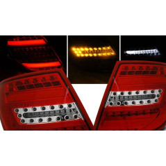 Led Bar Rückleuchten Mercedes W204 07-10 Rot/Klar