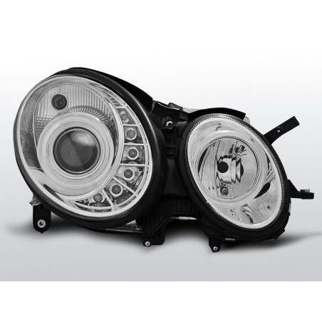 Mercedes W211 03.02-04.06 Daylight Front Headlights H7/H7 Chrome LPME57 LPME57 449,90 €