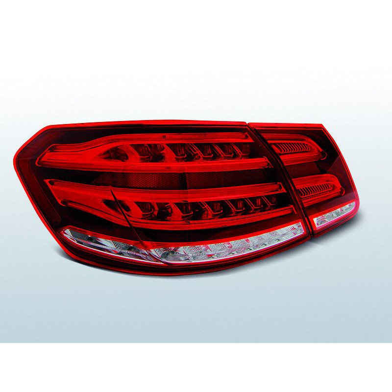 Feux Arrière Mercedes W212 09-13 Led Bar Rouge/Blanc