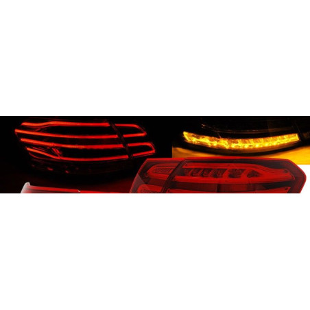 Mercedes W212 09-13 Led Bar Smoked Tail Lights