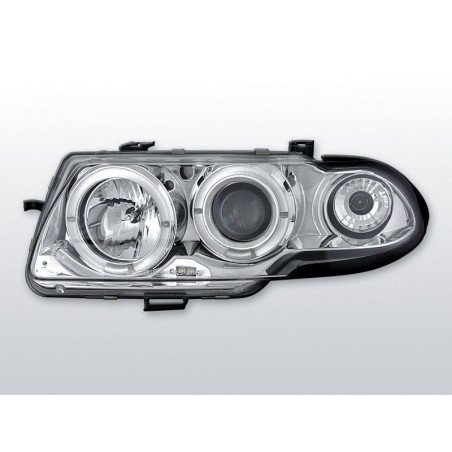 Headlights Angel Eyes Opel Astra F 09.94-08.97 Chrome LPOP03 LPOP03 219,90 €