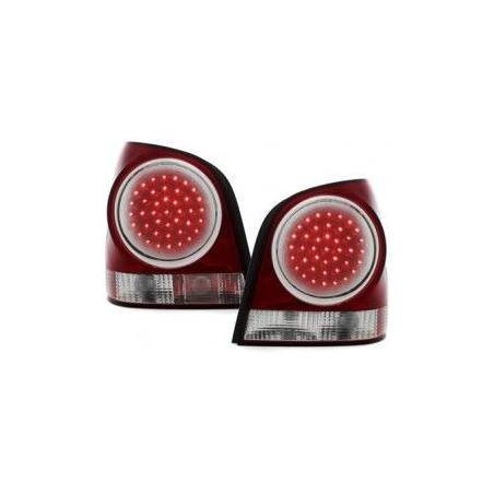 Feux Arrière Volkswagen Polo 9N2 01-05 Led Rouge