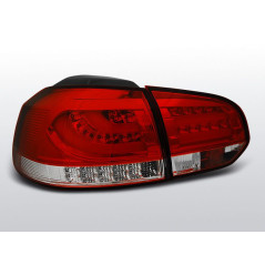 Rückleuchten Volkswagen Golf 6 10.08-12 Led Bar Rot LDVWC9