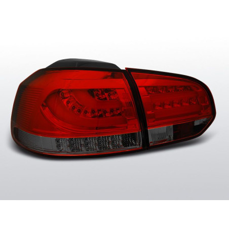 Feux Arrière Volkswagen Golf 6 10.08-12 Led Bar Fumé