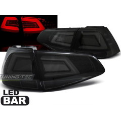 Feux Arrière Volkswagen Golf 7 13- Led Bar Fumé/Noir