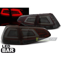 Feux Arrière Volkswagen Golf 7 13- Led Bar Fumé/Rouge