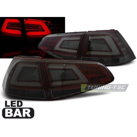 Volkswagen Golf 7 13- Led Bar Rear Lights Smoked/Red LDVW07 LDVW07 319,90 €