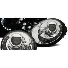 Frontscheinwerfer Volkswagen New Beetle 10.98-05.05 H7 TRU/DRL Led Chrom