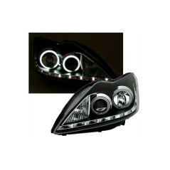 Angel Eyes CCFL Frontscheinwerfer Ford Focus II 09.04-01.08 Schwarz