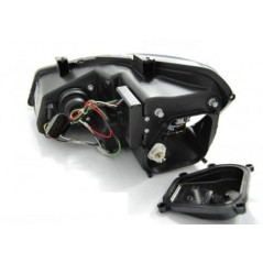 Volkswagen Polo 6R 09-03.14 DRL Black Front Headlights