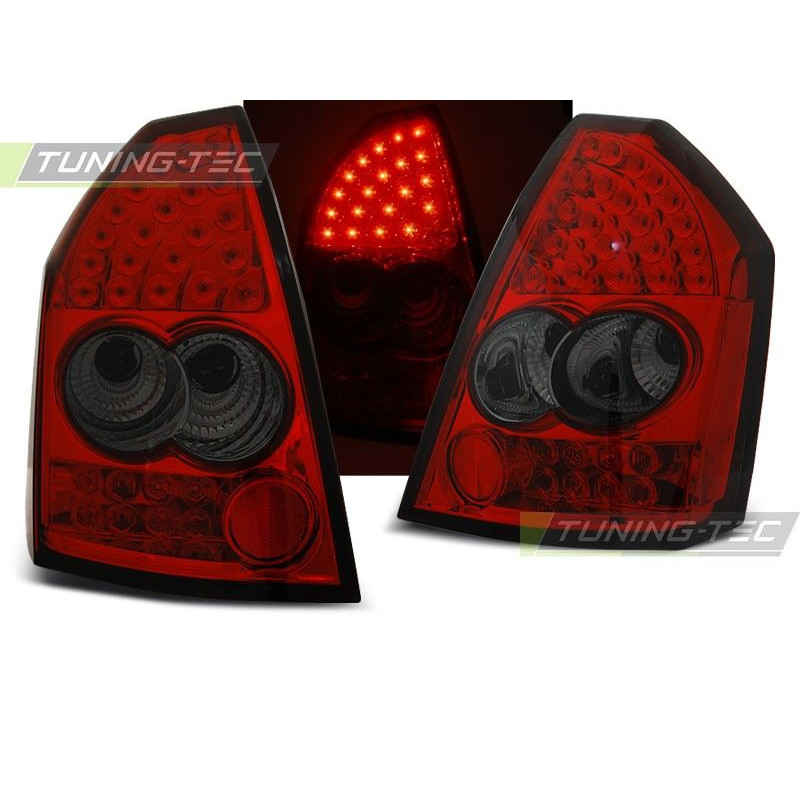 Feux Arrière Chrysler 300C Berline 05-08 à Leds Rouge Fumé