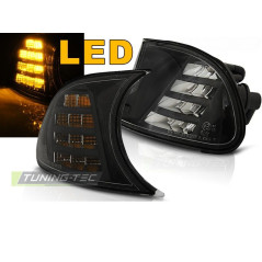 Clignotants Avant BMW E46 Coupé/Cab. 04.99-08.01 Led Noir