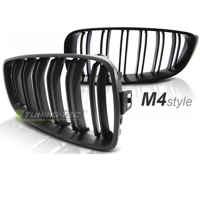 BMW F32 13 Kühlergrill – M4-Look Mattschwarz GRBM52