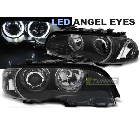 Angel Eyes Frontscheinwerfer BMW Serie 3 E46 04.99-03.03 Coupé/Cab. Schwarz LPBMG5