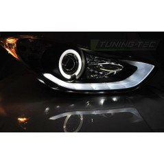 Phares Avant Hyundai Elantra 11.10- Daylight Led Noir