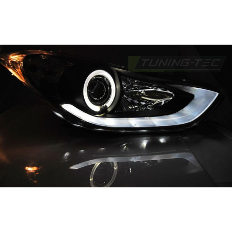 Frontscheinwerfer Hyundai Elantra 11.10- Daylight Led Schwarz