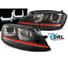 Front Headlights Volkswagen Golf 7 11.12- Type-U Look GTI Black Black Red Line LPVWM2 LPVWM2 419,90 €