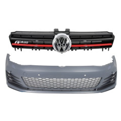 Pare-chocs Avant VW Golf VII Look GTI Avec Calandre Design R400 Pare-chocs Avant