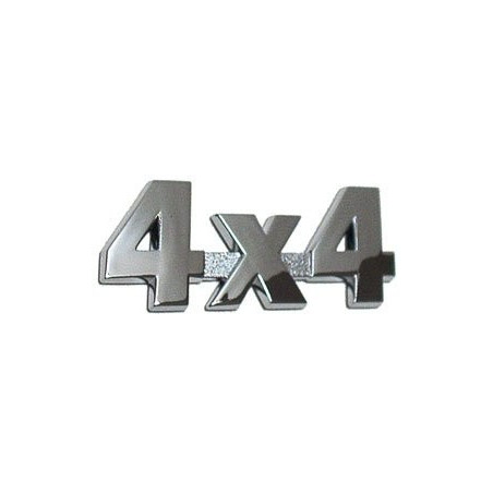 Emblème Adhésif Chrome 3D 4x4 Emblèmes / Logo