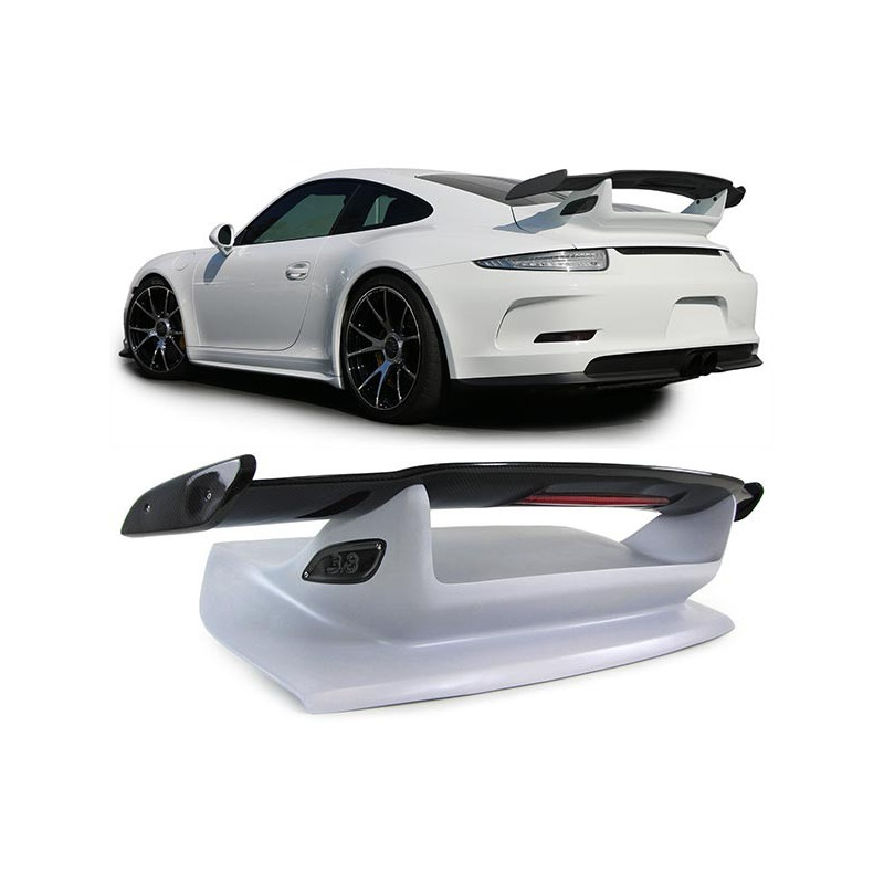 Aileron Carbone GT3 Avec Capot Pour Porsche 911 991