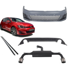 Kit complet Look GTI avec silencieux pour VW Golf 7