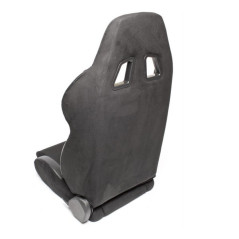 Black Alcantara bucket seat, left adjustment