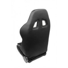 Black fabric bucket seat, left adjustment