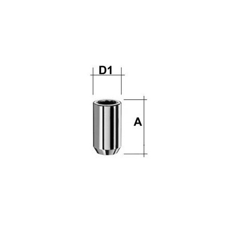 Star head nuts 12 x 1.25 x 37mm 4 pieces