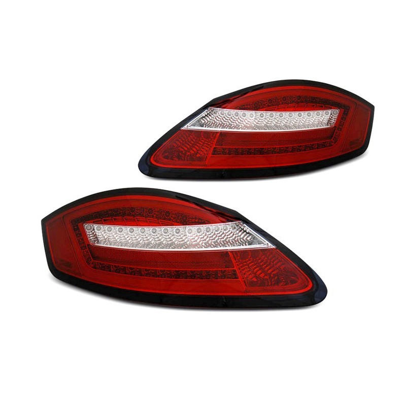 Feux Arrière Porsche Boxster 987 05-08 LED Rouge/blanc