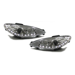 Peugeot 206 + 206 CC 1998 - Chrome Daylight Front Headlights CP13462 CP13462 229,90 €