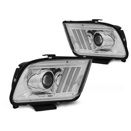 Chrome Tube Light Front Headlights for Ford Mustang 04-09 LPFO74 LPFO74 369,90 €