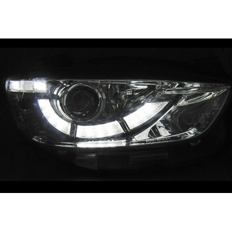 Vordere Xenon-Tagfahrlicht-Scheinwerfer für Mazda CX5 11–15, Chrom