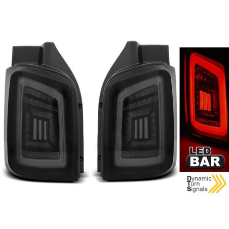 VW T5 04.03-09 / 10-15 LED BAR Rear Lights Smoked-Black/White LDVWH5 LDVWH5 349,90 €