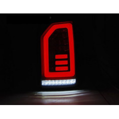 VW T6 2015 LED BAR Tail Lights Smoked-Black/White