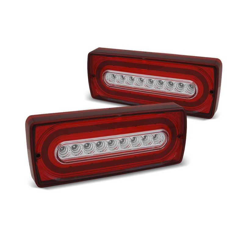 Feux Arrière Mercedes W463 Classe G 90-12 LED Rouge/Blanc