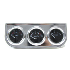 Kit 3 Youngtimer pressure gauges with chrome support CP29890 CP29890 69,90 €