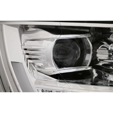 Front Headlights Tube Light Chrome for VW T6 2015