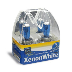 2 Xenon White H4 12V 55W bulbs