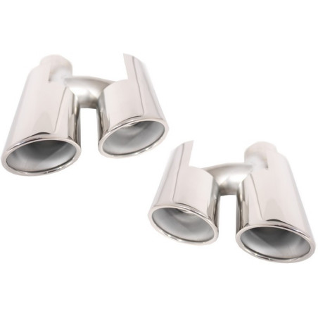 Look 4S Exhaust Tips for Porsche 970 Panamera 2011-2013 PAN-EMB PAN-EMB 259,90 €