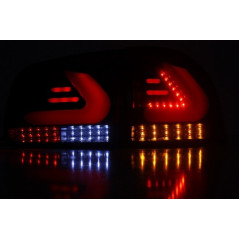 Feux Arrière LED LightBar Noir/fumé pour VW Touareg 2002-2010