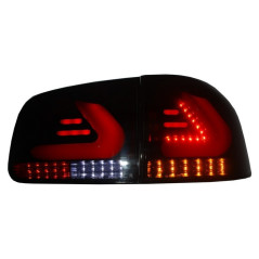 Feux Arrière LED LightBar Noir/fumé pour VW Touareg 2002-2010