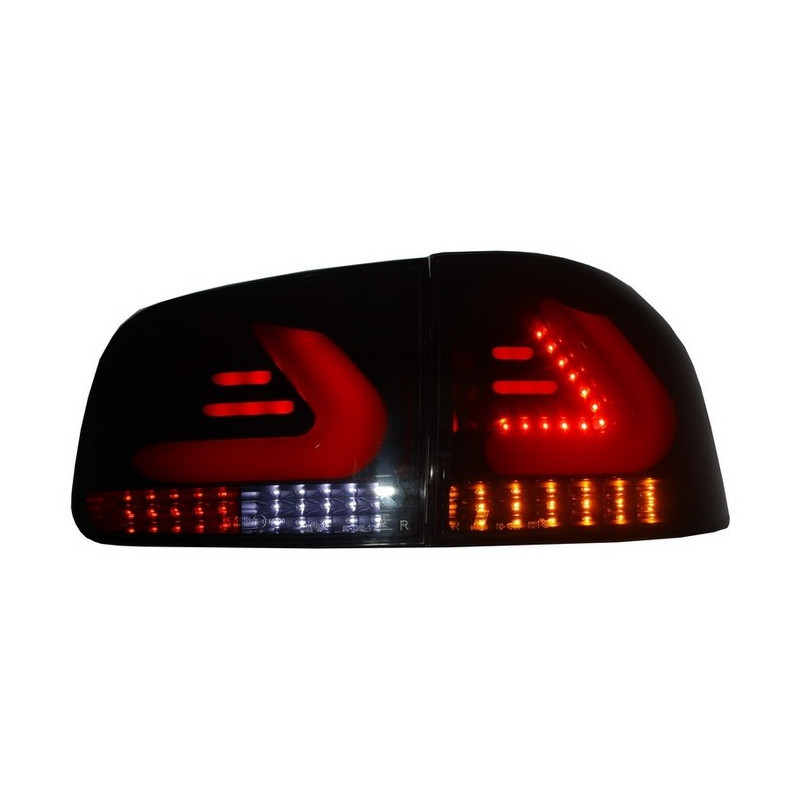 Feux Arrière LED LightBar Noir/fumé pour VW Touareg 2002-2010 Feux arrière