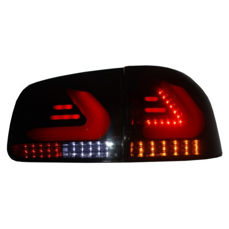 Feux Arrière LED LightBar Noir/fumé pour VW Touareg 2002-2010