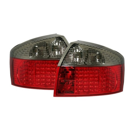 Feux Arrière Audi A4 10.00-10.04 LED Rouge/Fumé Feux arrière
