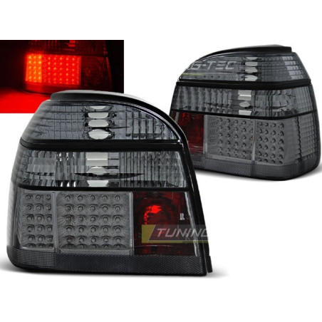 Feux Arrière VW Golf 3 09.91-08.97 à Leds Fumé